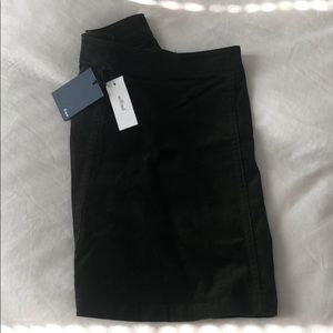 Olive green corduroy mini skirt